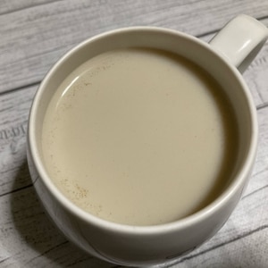 バニラ香る♪ホットほうじ茶ラテ☆